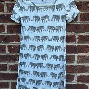 Patterned T-Shirt Dress